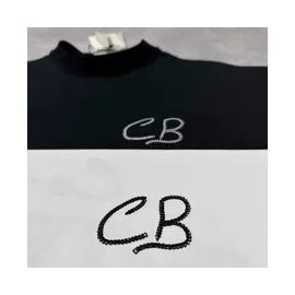 Dropshipping Cole Buxton Tshirts Minimalist Letter Logo Slogan Patch Embroidered Short Sleeved Oversized Men Women CB T-shirt