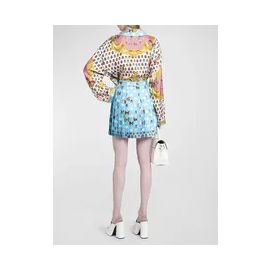 y2k summer high waist pleated print midi dresses2023korean fashion trend sven lady elegant age reduction skirts for women